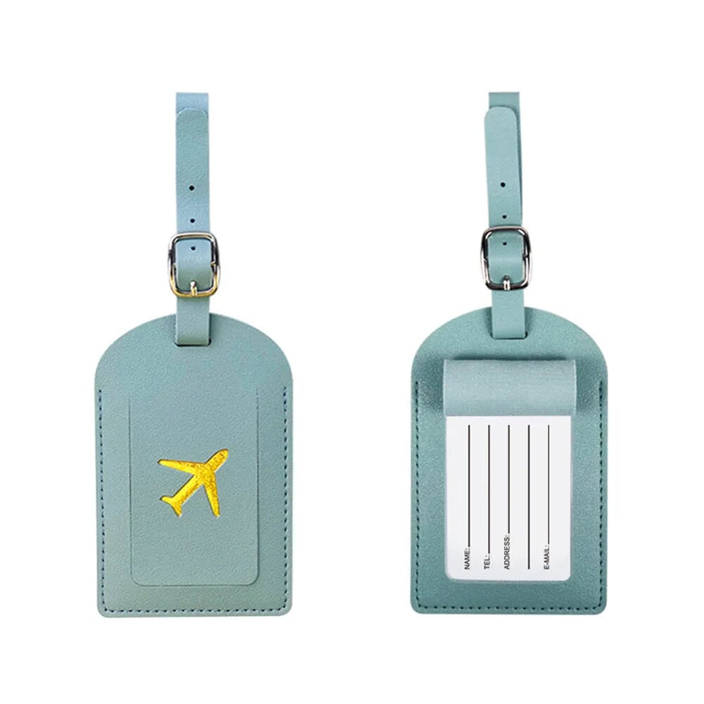 Étiquette Bagage de Voyage Personnalisée - Avion Violet – vue 5 – Yokabag
