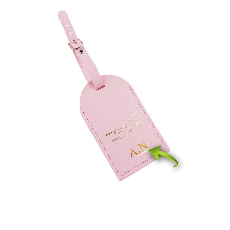 Étiquette Bagage Personnalisée - Compagnie Aérienne Blanc – vue 3 – Yokabag
