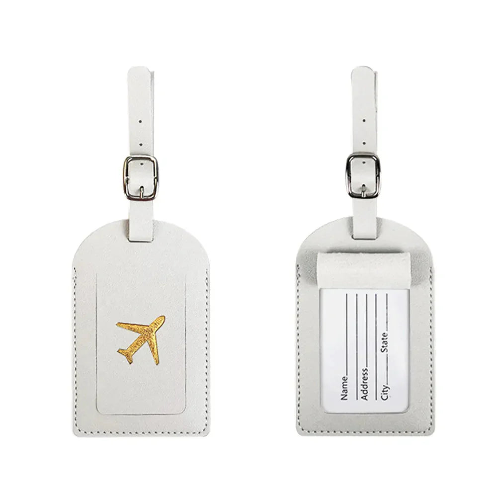Étiquette Bagage de Voyage Personnalisée - Avion Rose – vue 6 – Yokabag
