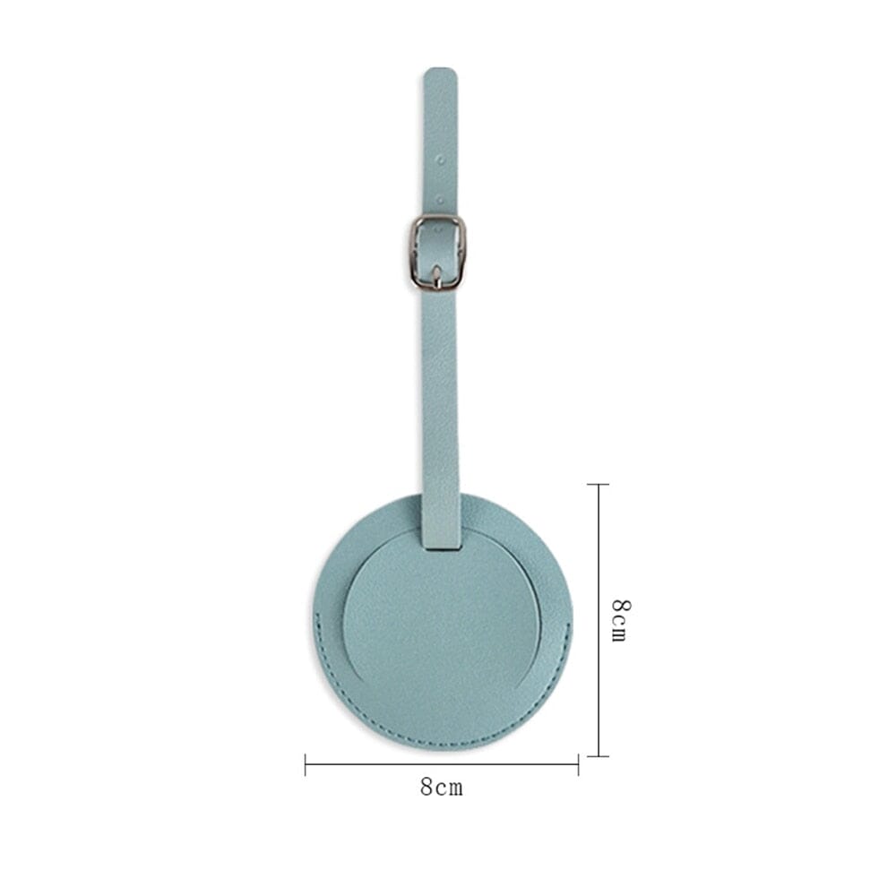 Étiquette Bagage Personnalisée - Destination Voyage Bleu Ciel – vue 7 – Yokabag