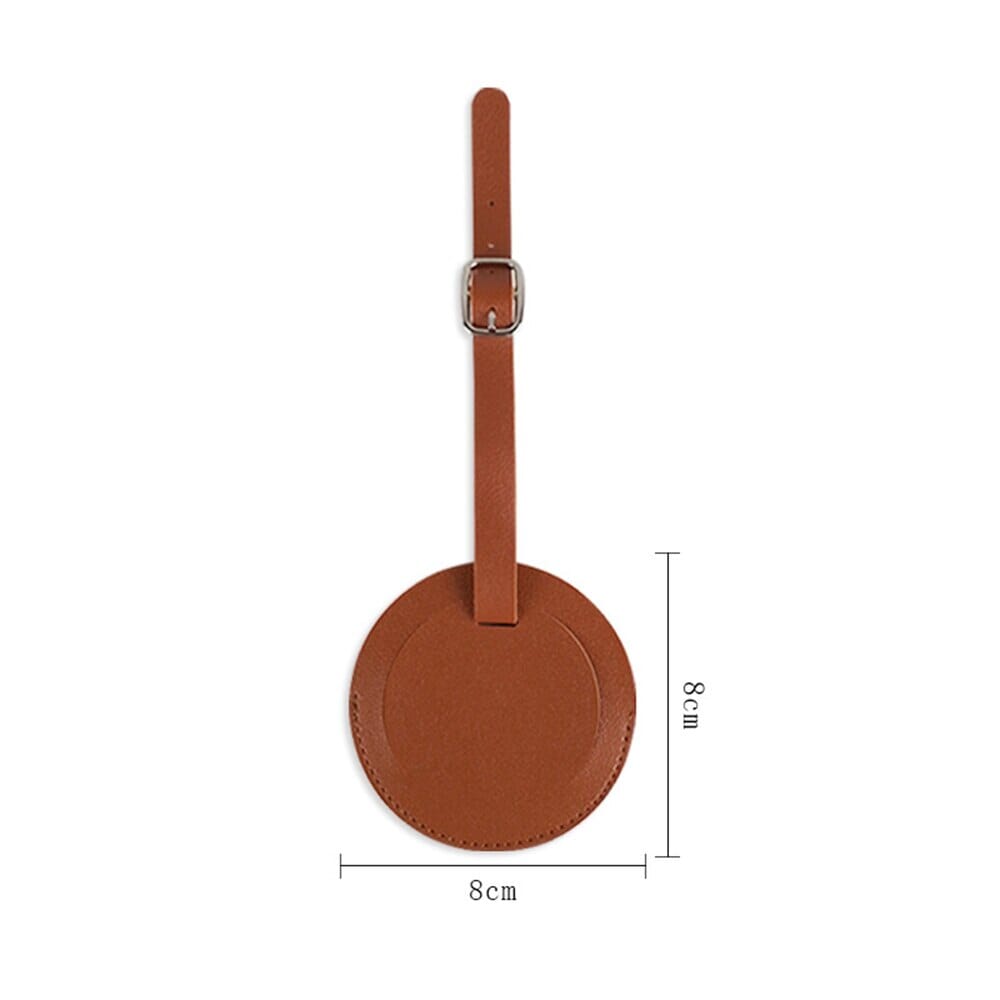 Étiquette Bagage Personnalisée - Destination Voyage Gris – vue 4 – Yokabag