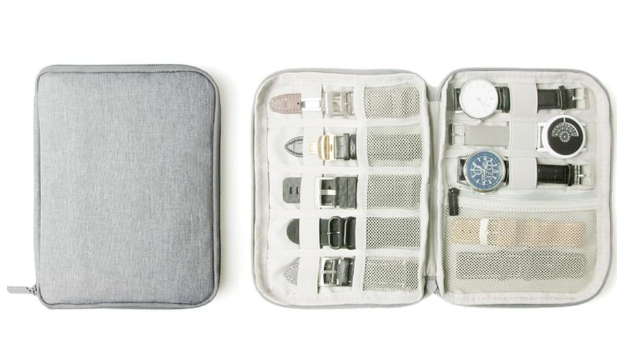Étui de Voyage pour Montres - Gris (10 Montres) – vue 3 – Yokabag