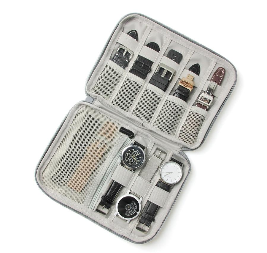 Étui de Voyage pour Montres - Gris (10 Montres) – vue 2 – Yokabag