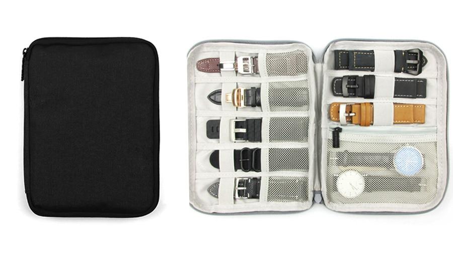 Étui de Voyage pour Montres - Noir (10 Montres) – vue 3 – Yokabag