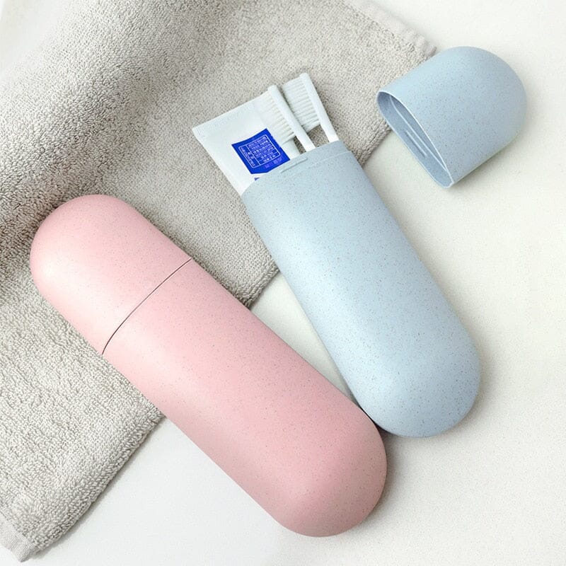 Étui Brosse à Dents de Voyage - Grands Espaces Rose – vue 3 – Yokabag