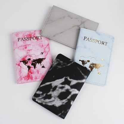 Étui Passeport Carte du Monde en Marbre - Édition Voyage – vue 9 – Yokabag