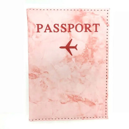 Étui Passeport Marbre - Voyage en Avion Bleu – vue 7 – Yokabag