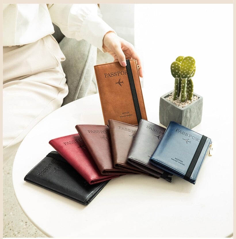 Grand Portefeuille de Voyage Personnalisé Passeport Vintage – vue 15 – Yokabag