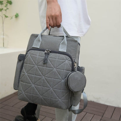 Grand Sac à Dos de Voyage pour Bébé Oxford Original Rouge – vue 5 – Yokabag