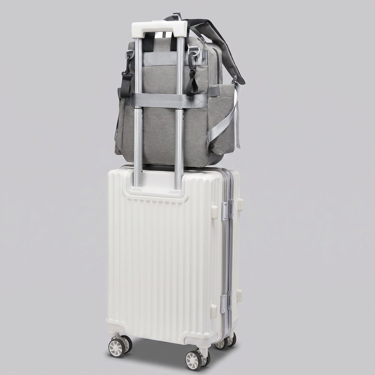 Grand Sac à Dos de Voyage pour Bébé Oxford Original Noir – vue 2 – Yokabag