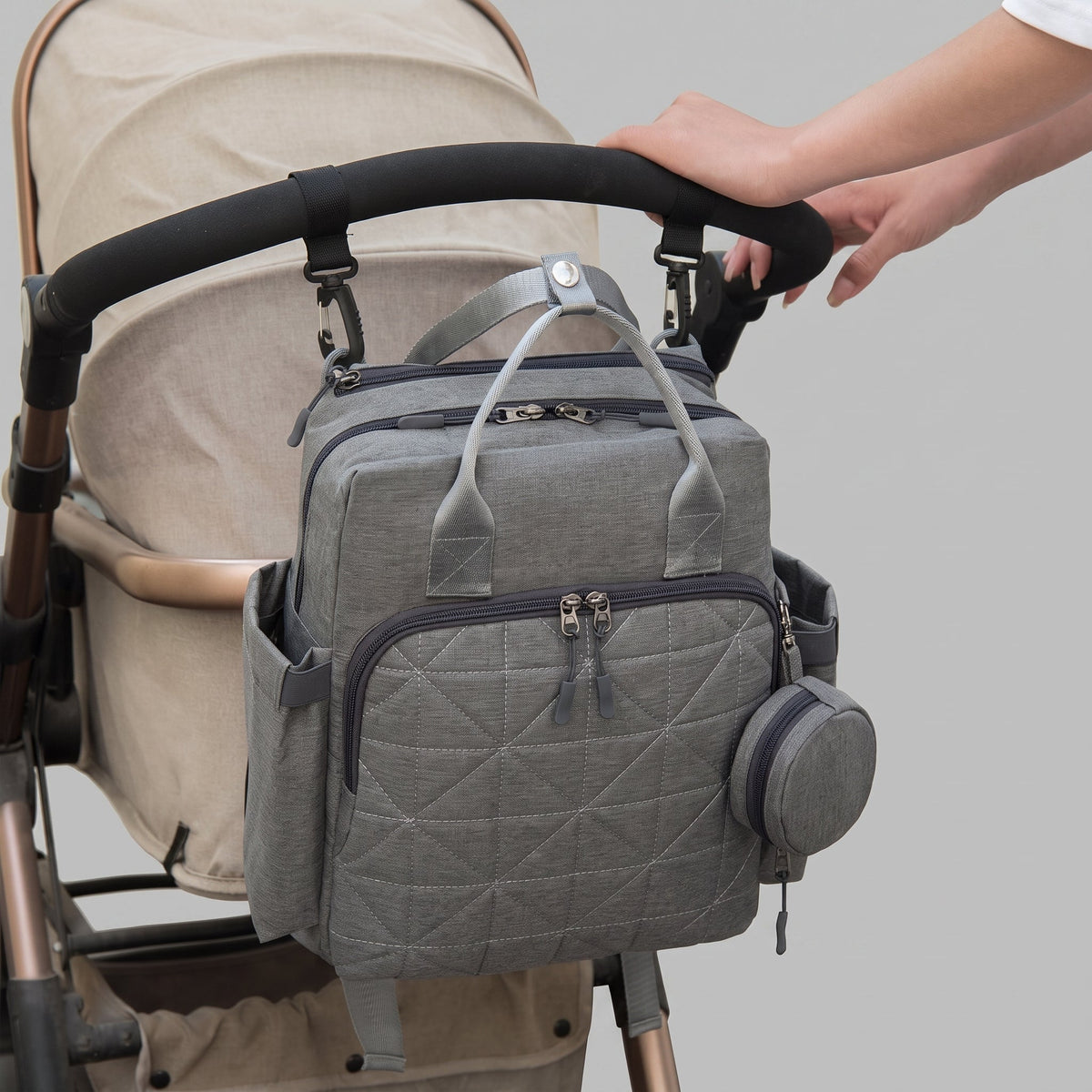 Grand Sac à Dos de Voyage pour Bébé Oxford Original Bleu – vue 3 – Yokabag