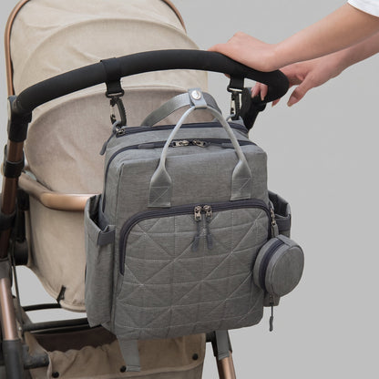 Grand Sac à Dos de Voyage pour Bébé Oxford Original Bleu – vue 3 – Yokabag