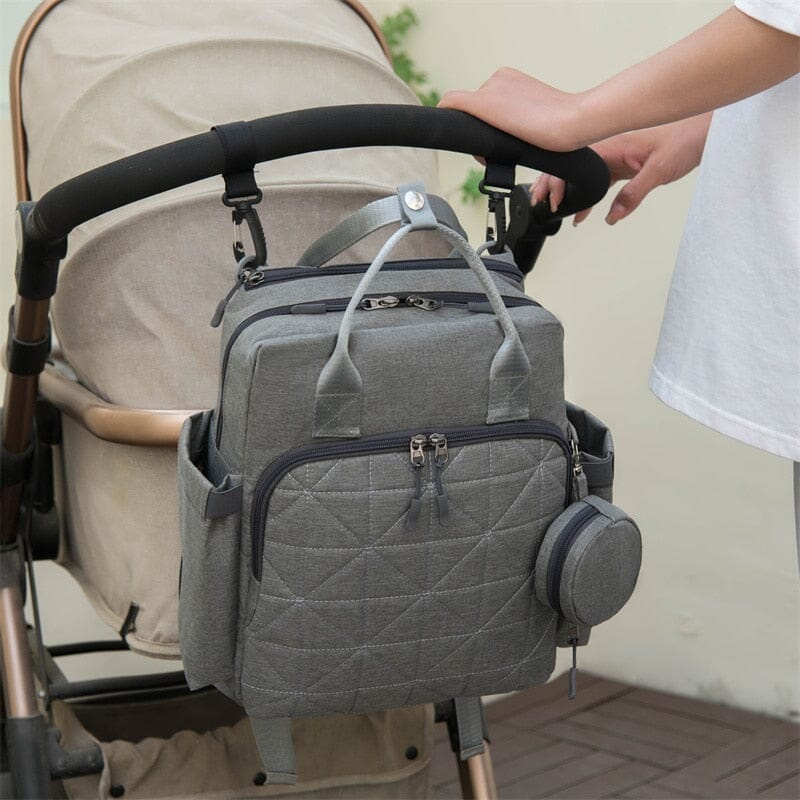 Grand Sac à Dos de Voyage pour Bébé Oxford Original Bleu – vue 3 – Yokabag