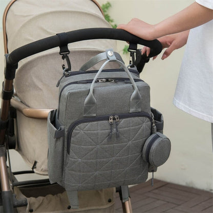 Grand Sac à Dos de Voyage pour Bébé Oxford Original Bleu – vue 3 – Yokabag