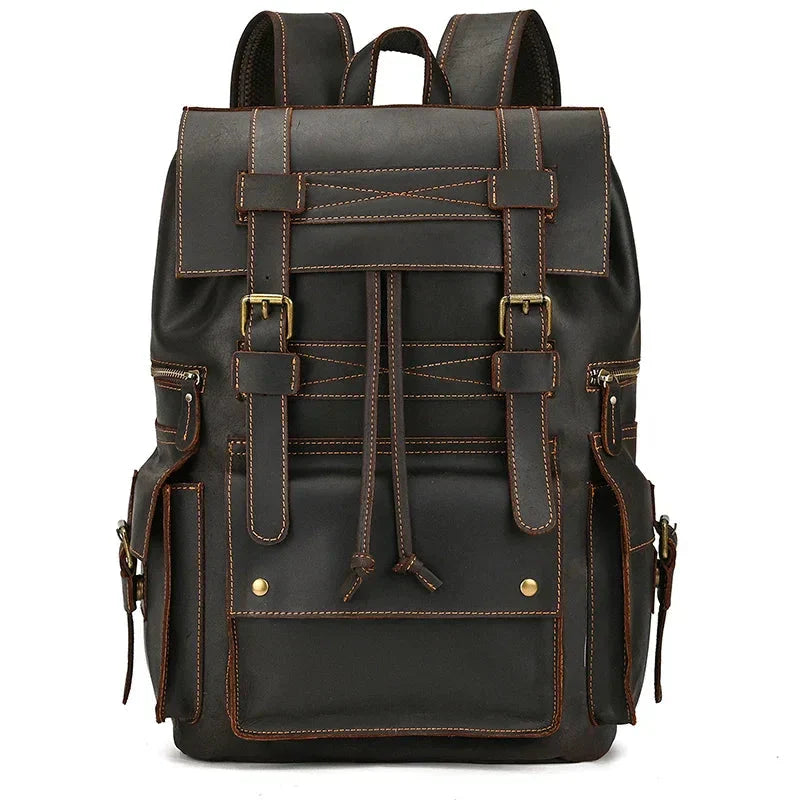 Grand Sac à Dos en Cuir pour Homme – vue 14 – Yokabag