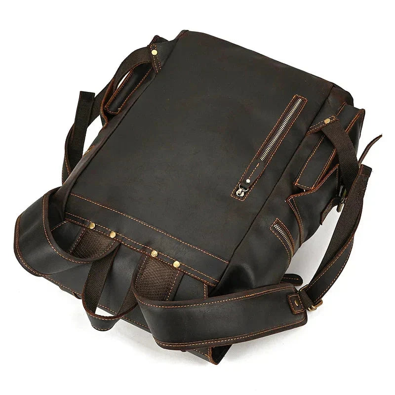 Grand Sac à Dos en Cuir pour Homme – vue 20 – Yokabag