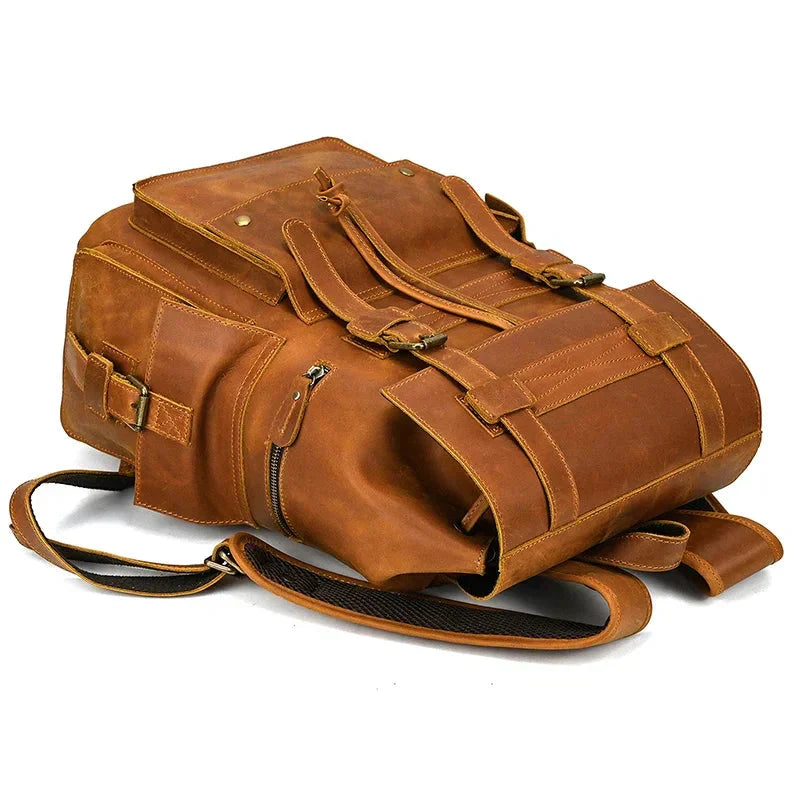Grand Sac à Dos en Cuir pour Homme – vue 9 – Yokabag