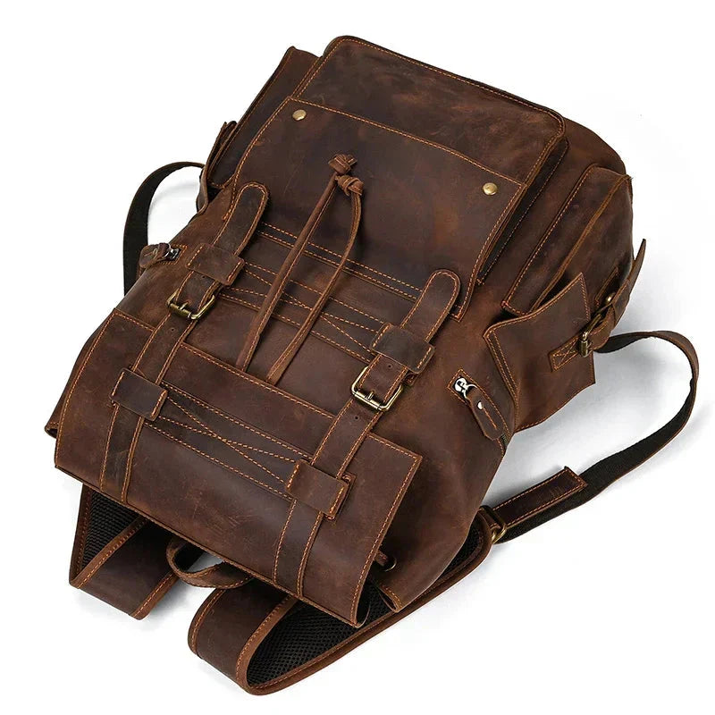 Grand Sac à Dos en Cuir pour Homme – vue 36 – Yokabag