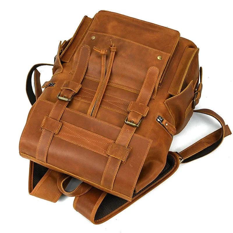 Grand Sac à Dos en Cuir pour Homme – vue 8 – Yokabag