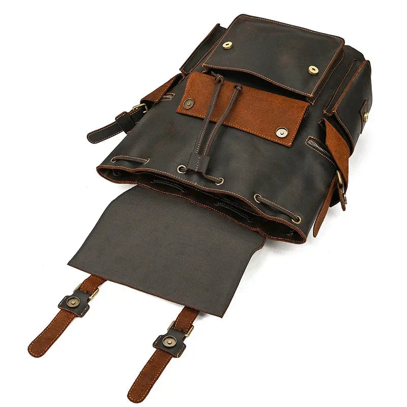 Grand Sac à Dos en Cuir pour Homme – vue 21 – Yokabag