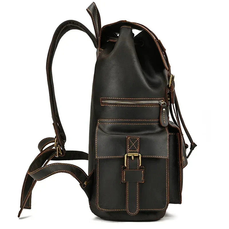 Grand Sac à Dos en Cuir pour Homme – vue 17 – Yokabag