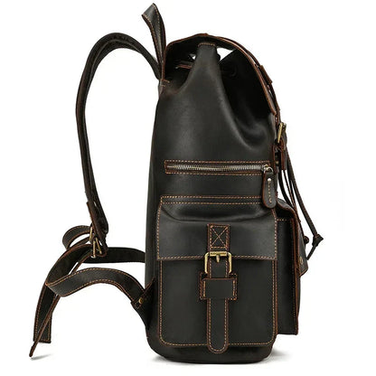 Grand Sac à Dos en Cuir pour Homme – vue 17 – Yokabag