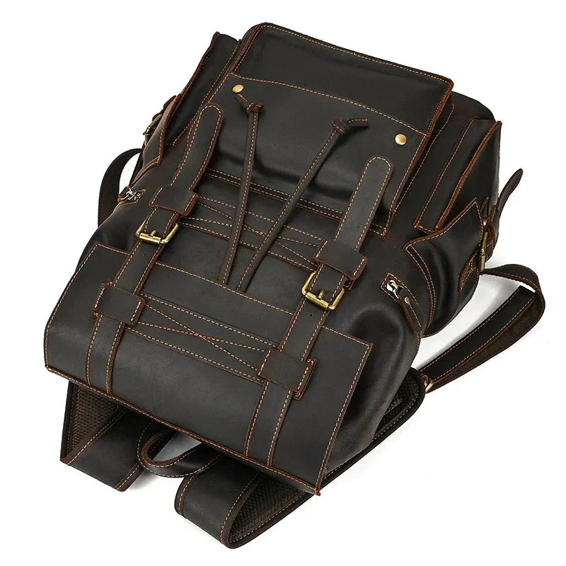 Grand Sac à Dos en Cuir pour Homme – vue 18 – Yokabag