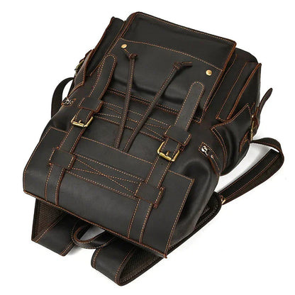 Grand Sac à Dos en Cuir pour Homme – vue 18 – Yokabag