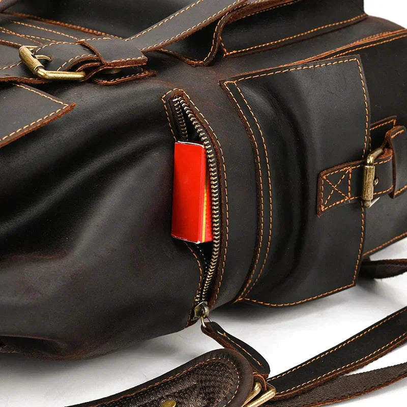 Grand Sac à Dos en Cuir pour Homme – vue 28 – Yokabag