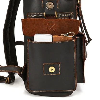 Grand Sac à Dos en Cuir pour Homme – vue 27 – Yokabag