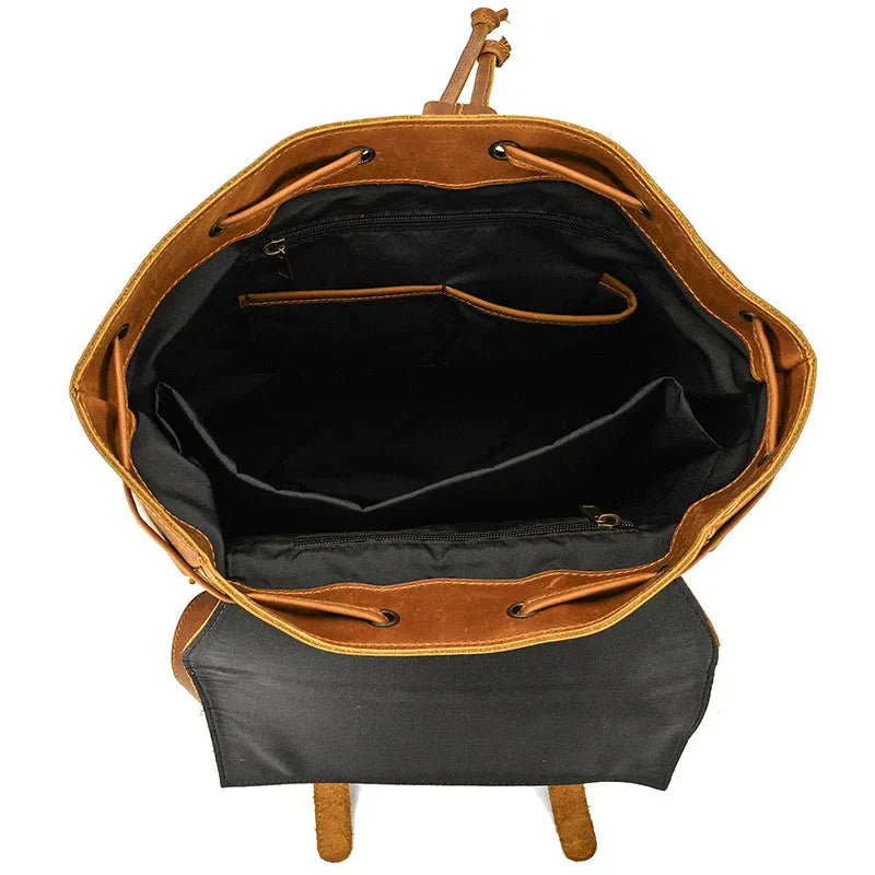 Grand Sac à Dos en Cuir pour Homme – vue 7 – Yokabag