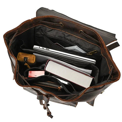 Grand Sac à Dos en Cuir pour Homme – vue 22 – Yokabag