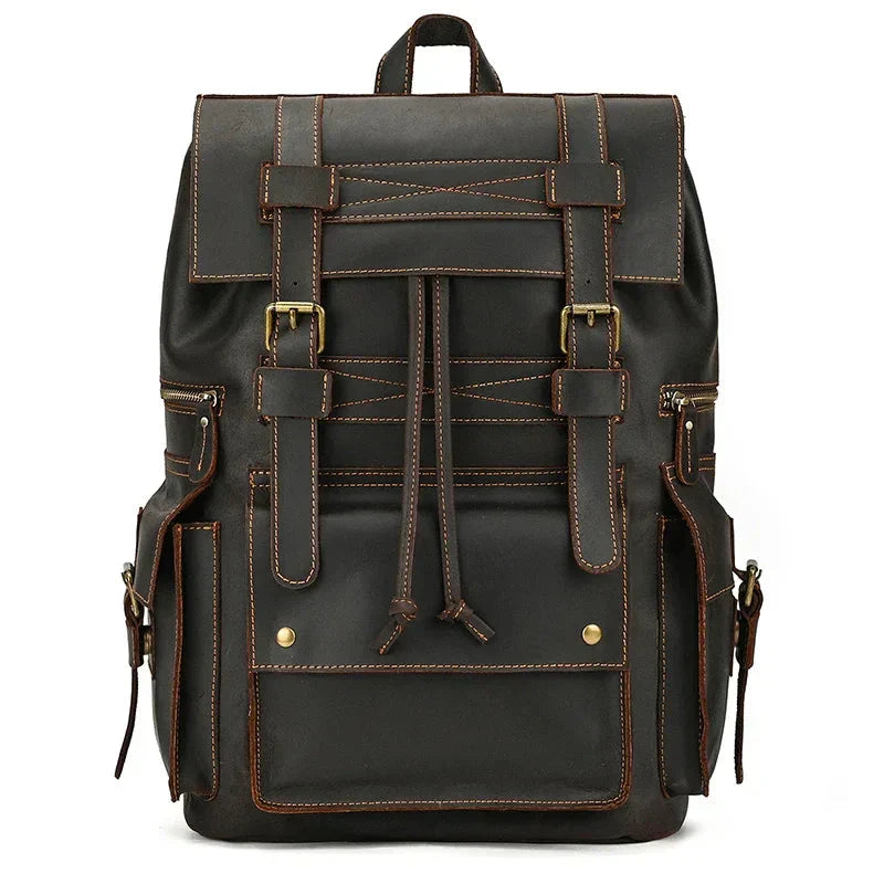 Grand Sac à Dos en Cuir pour Homme – vue 15 – Yokabag