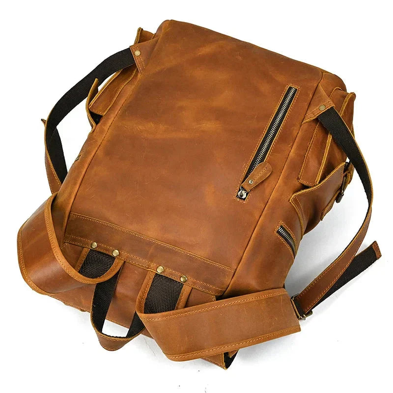 Grand Sac à Dos en Cuir pour Homme – vue 10 – Yokabag