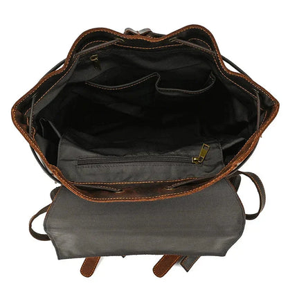 Grand Sac à Dos en Cuir pour Homme – vue 24 – Yokabag