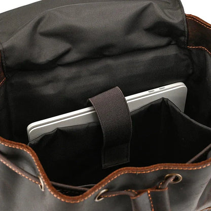 Grand Sac à Dos en Cuir pour Homme – vue 23 – Yokabag