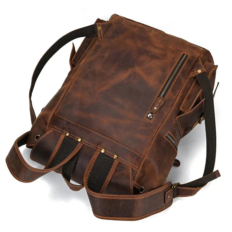 Grand Sac à Dos en Cuir pour Homme – vue 39 – Yokabag