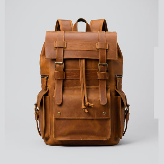 Grand Sac à Dos en Cuir pour Homme