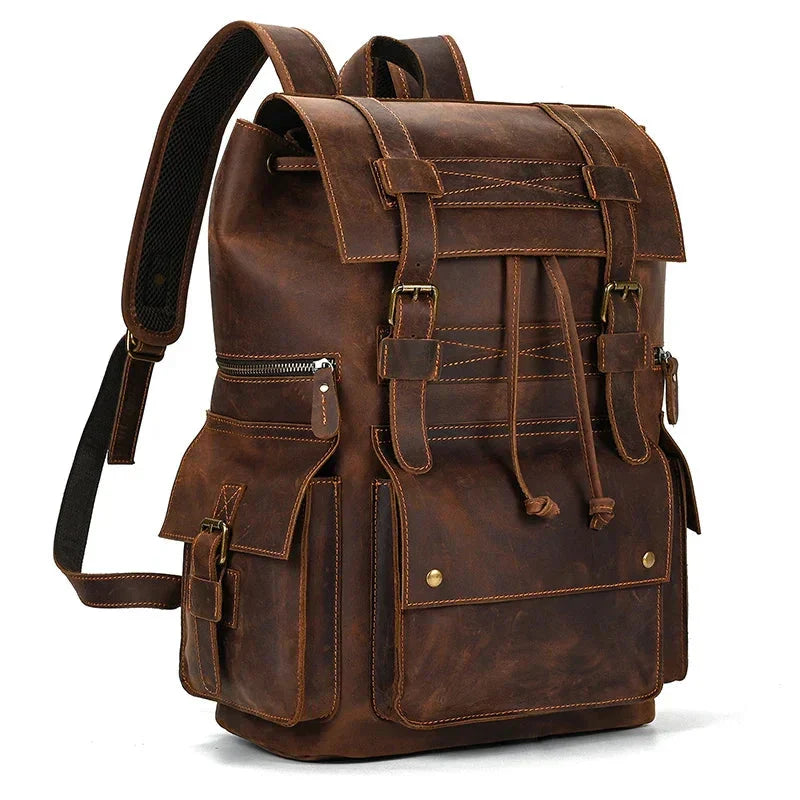 Grand Sac à Dos en Cuir pour Homme – vue 32 – Yokabag