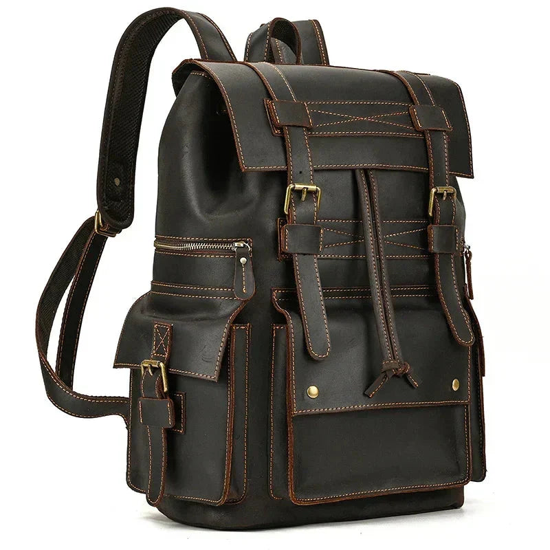Grand Sac à Dos en Cuir pour Homme – vue 13 – Yokabag