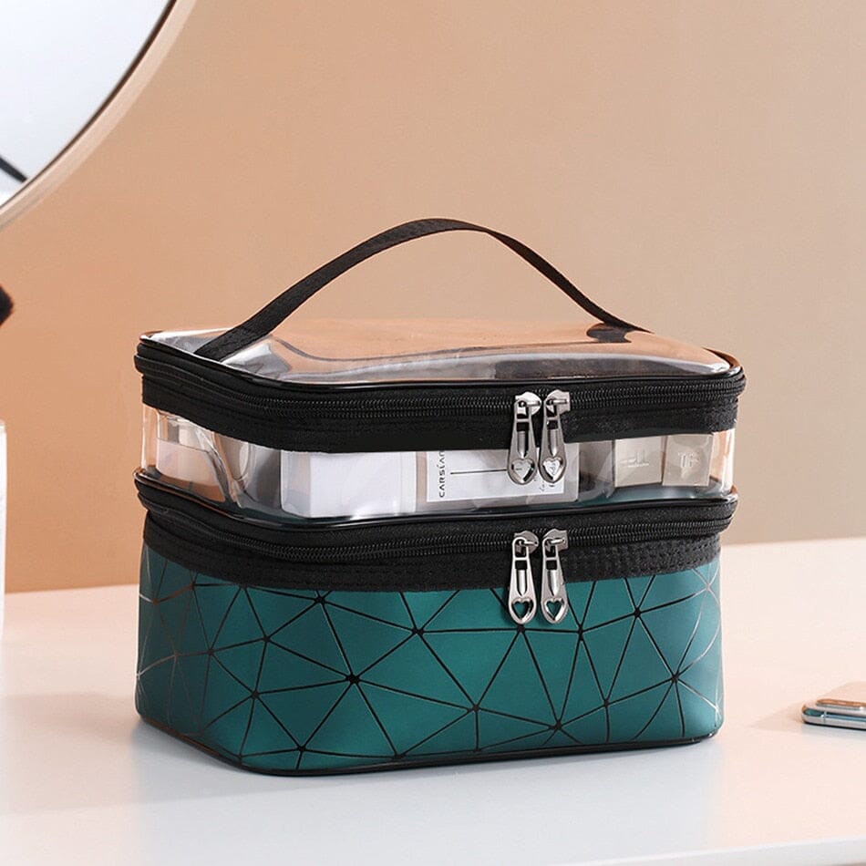 Grand Vanity de Voyage Femme - Maquillage & Toilette Noir – vue 3 – Yokabag