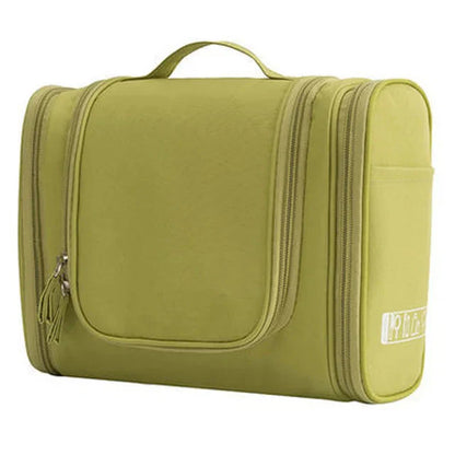 Grande Trousse de Toilette Voyage Femme à Suspendre Bleu Ciel – vue 4 – Yokabag