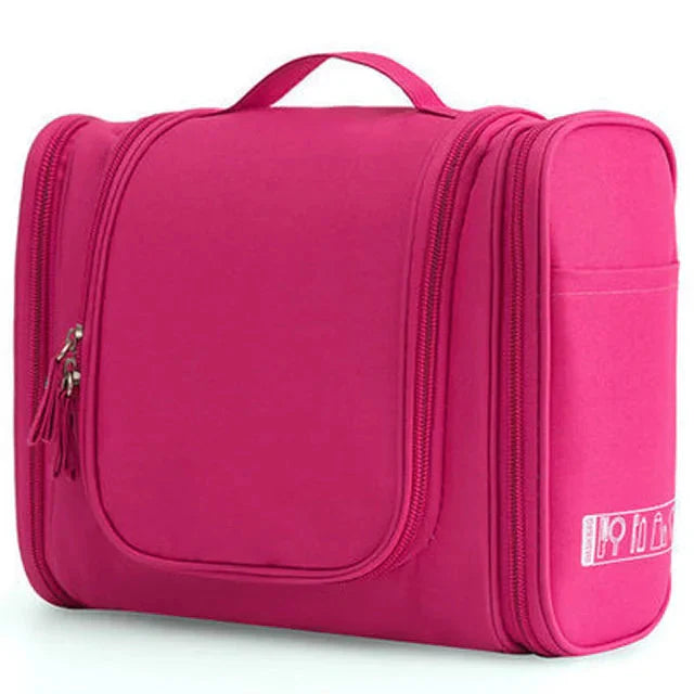 Grande Trousse de Toilette Voyage Femme à Suspendre Bleu Marine – vue 6 – Yokabag