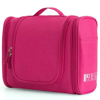 Grande Trousse de Toilette Voyage Femme à Suspendre Bleu Marine – vue 6 – Yokabag