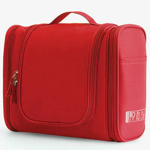 Grande Trousse de Toilette Voyage Femme à Suspendre Beige – vue 5 – Yokabag