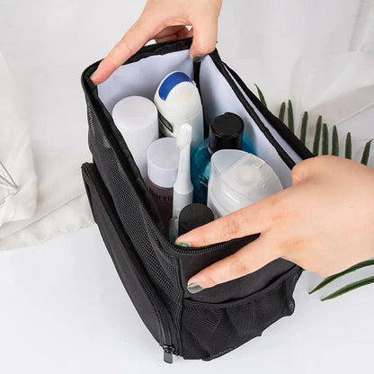 Trousse de Toilette Voyage Femme Personnalisée à Suspendre Rose – vue 2 – Yokabag