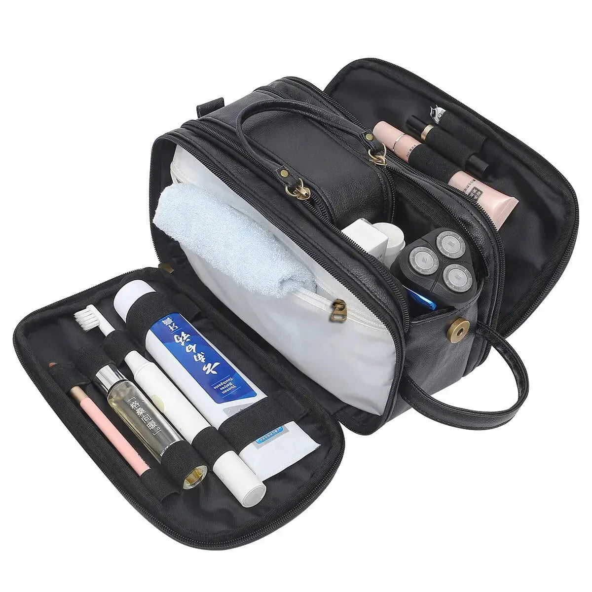 Grande Trousse de Toilette Homme Barbe & Rasage – vue 5 – Yokabag