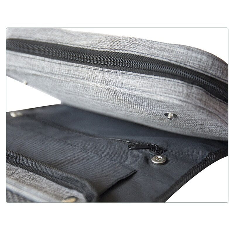 Trousse de Voyage pour Homme - À Suspendre & Pliable Rouge – vue 4 – Yokabag