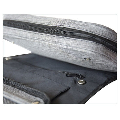 Trousse de Voyage pour Homme - À Suspendre & Pliable Rouge – vue 4 – Yokabag