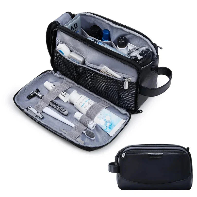 Grande Trousse de Toilette pour Homme Marron – vue 2 – Yokabag